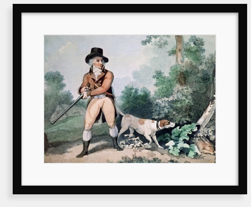 Hare Shooting engraved by C. Cotton by George Morland