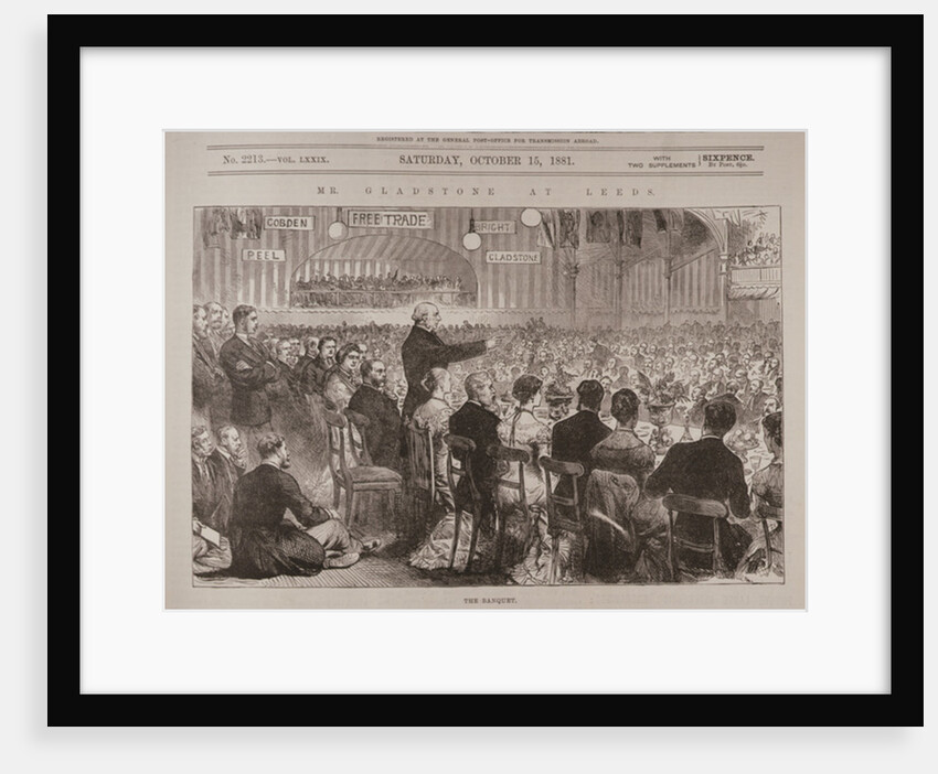 Mr. Gladstone at Leeds: The Banquet by English School