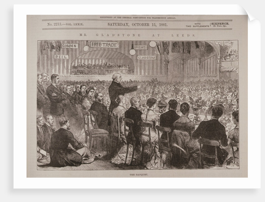 Mr. Gladstone at Leeds: The Banquet by English School