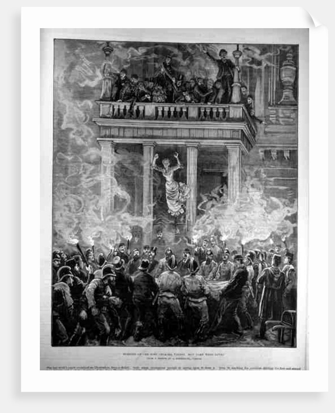 Burning of the Ring Theatre, Vienna: How Some were Saved by English School