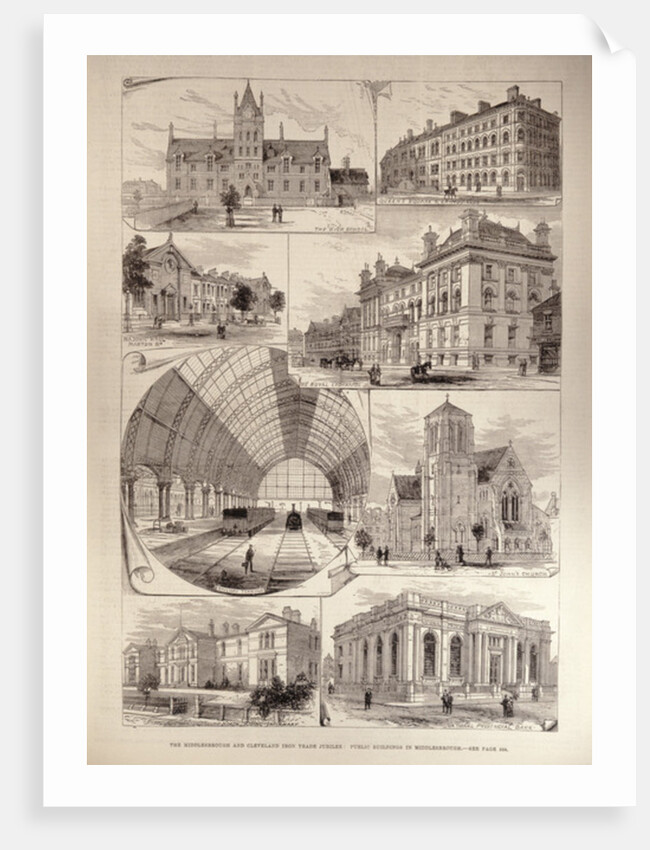 The Middlesbrough and Cleveland Iron Trade Jubilee: Public Buildings in Middlesbrough by English School