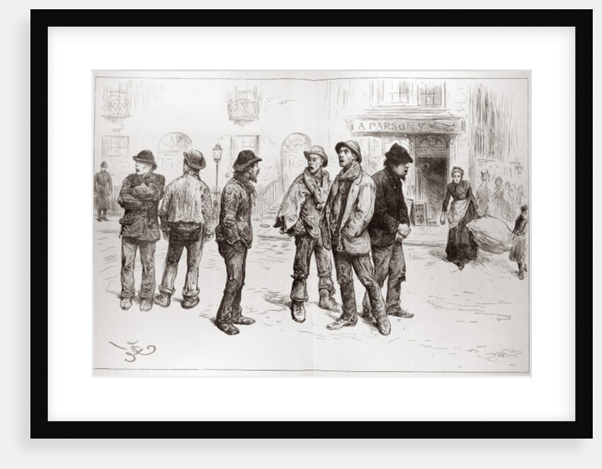 The Unemployed of London: 'We've Got No Work to Do' by Frederick Barnard