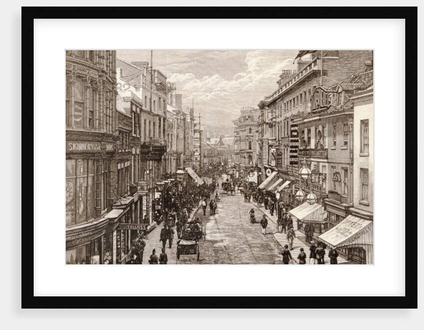 The Queen's Visit to Birmingham: The High Street by English School