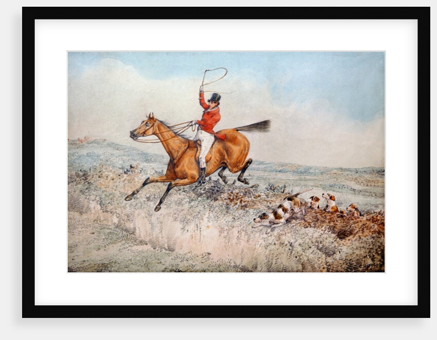 Fox hunting, 1837 by Henry Thomas Alken