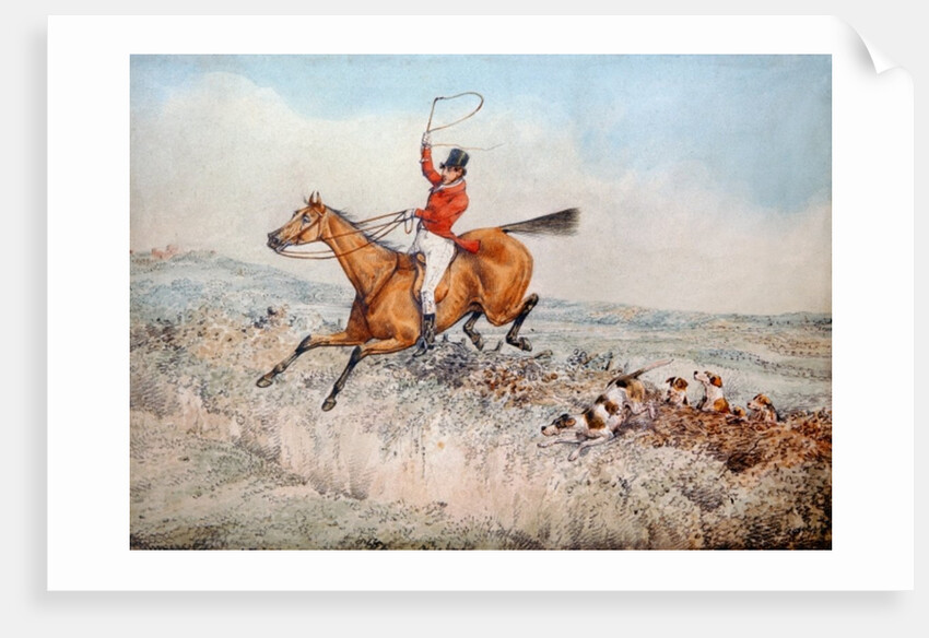 Fox hunting, 1837 by Henry Thomas Alken