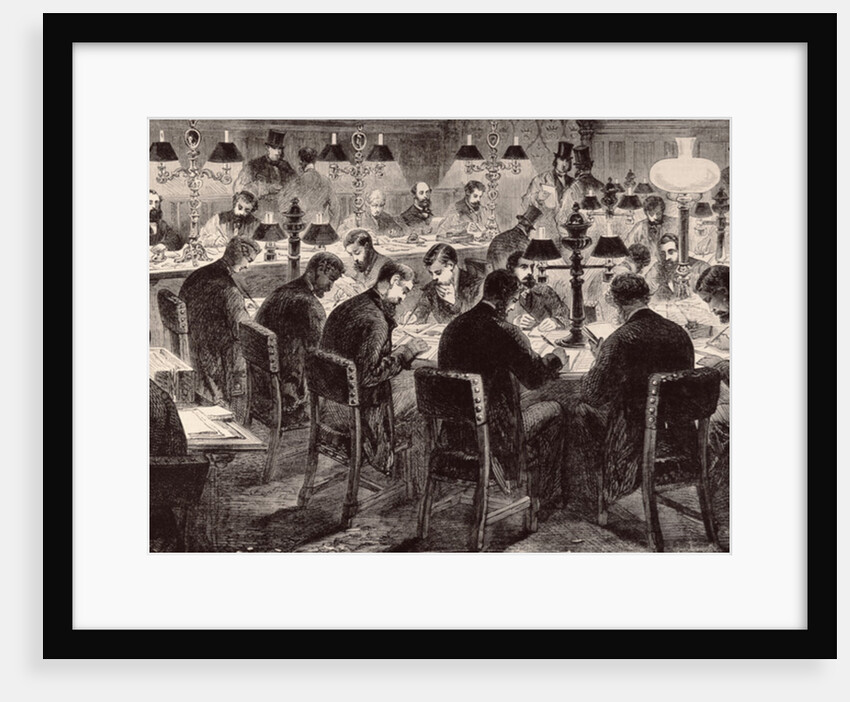 The House of Commons: The Reporter's Room by English School