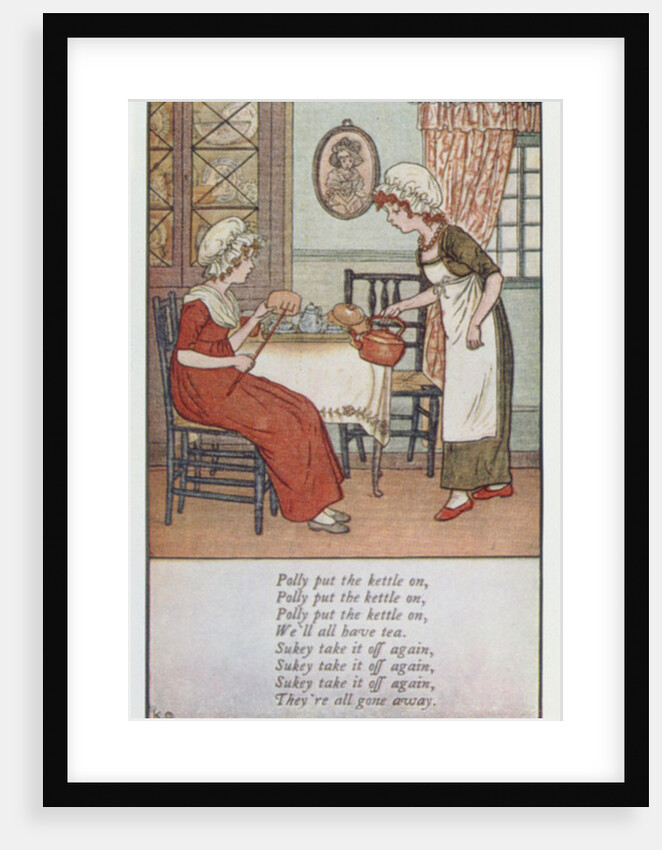 Polly put the kettle on by Kate Greenaway