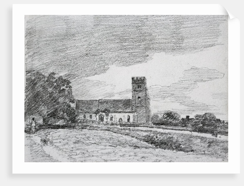 Feering Church, 1814 by John Constable
