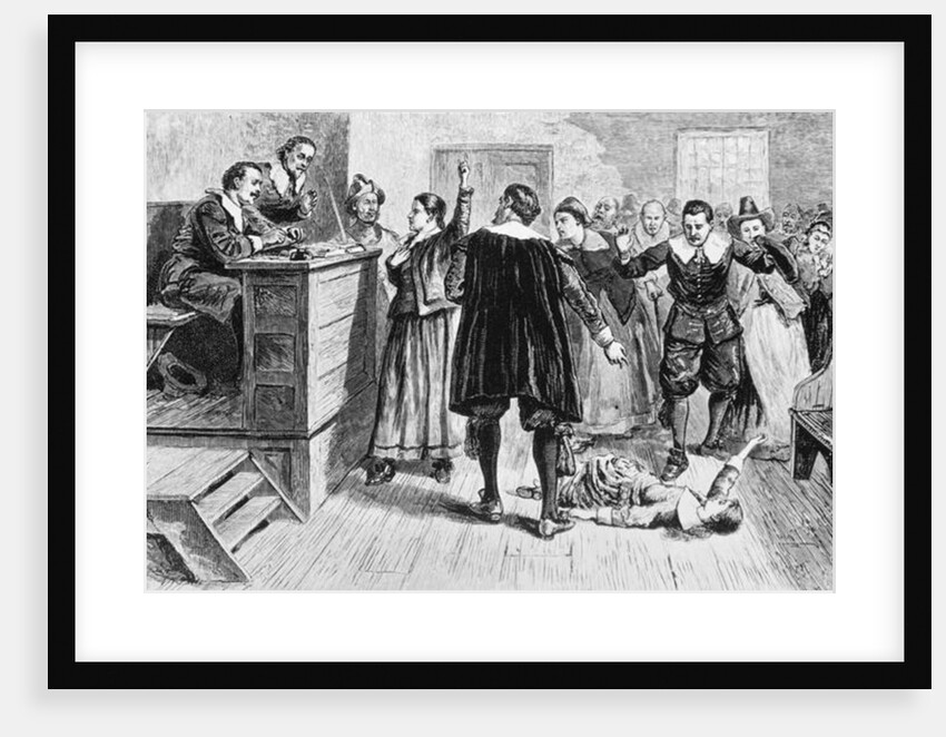 Witchcraft at Salem Village by American School