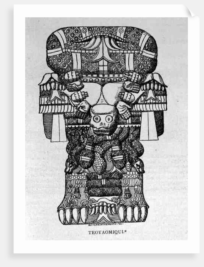 Sculpture of the Goddess Coatlicue by English School