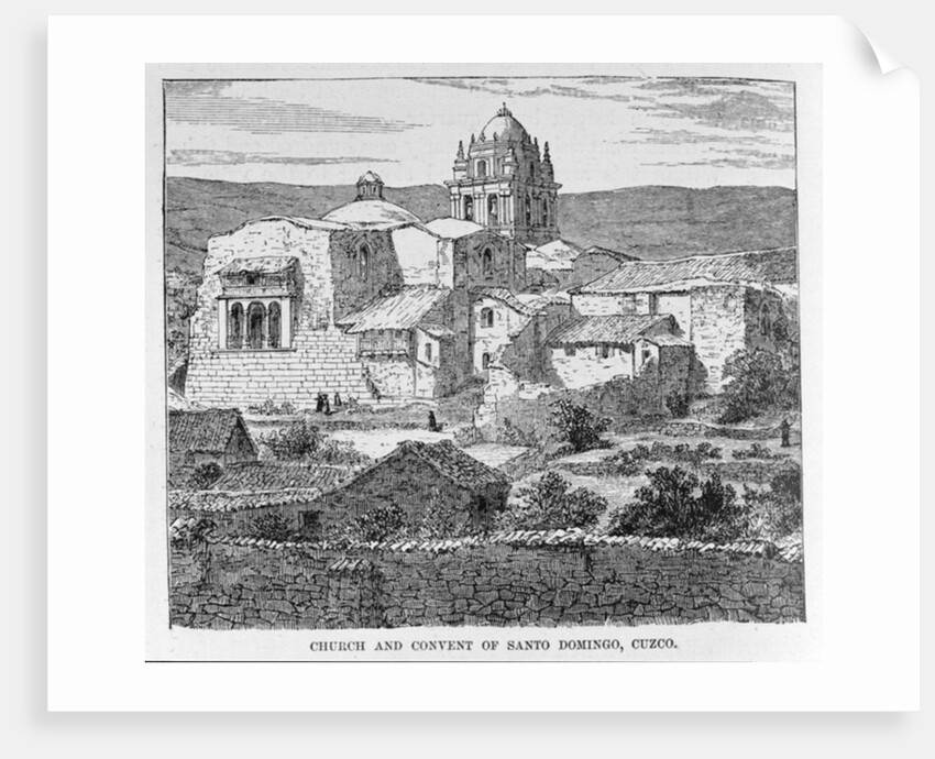 Church and Convent of Santo Domingo, Cuzco, Peru by English School