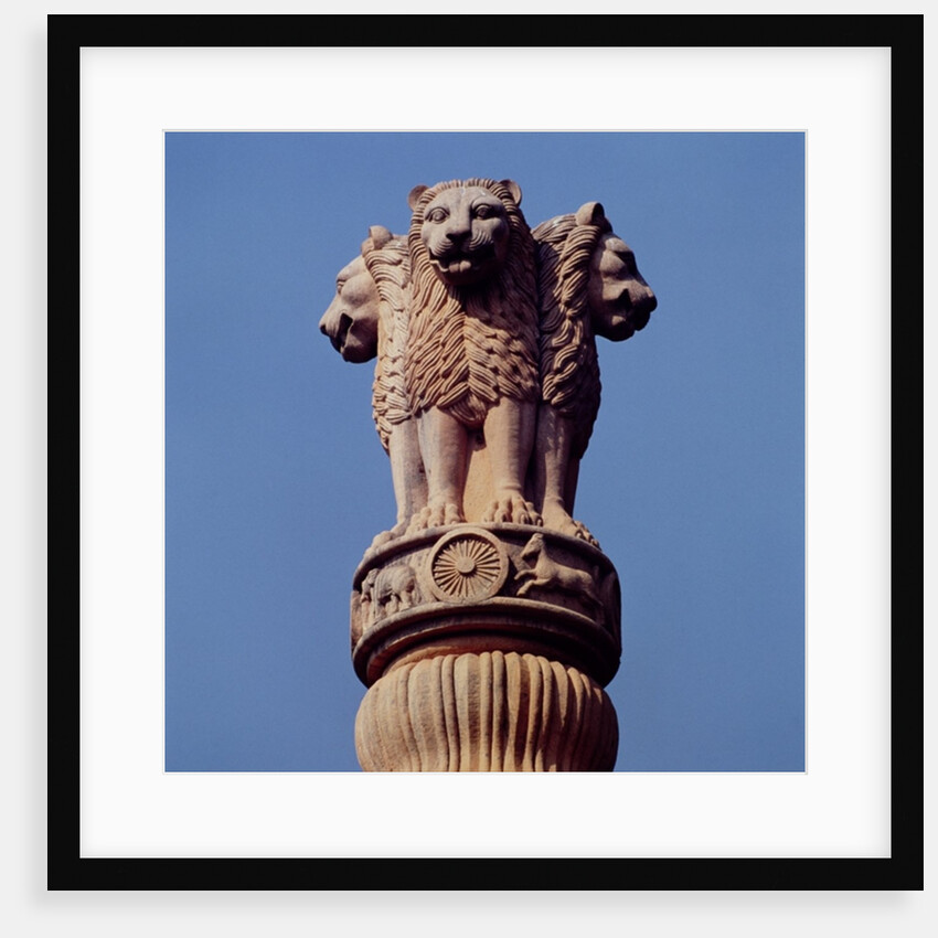 Detail from an Ashoka Pillar by Anonymous