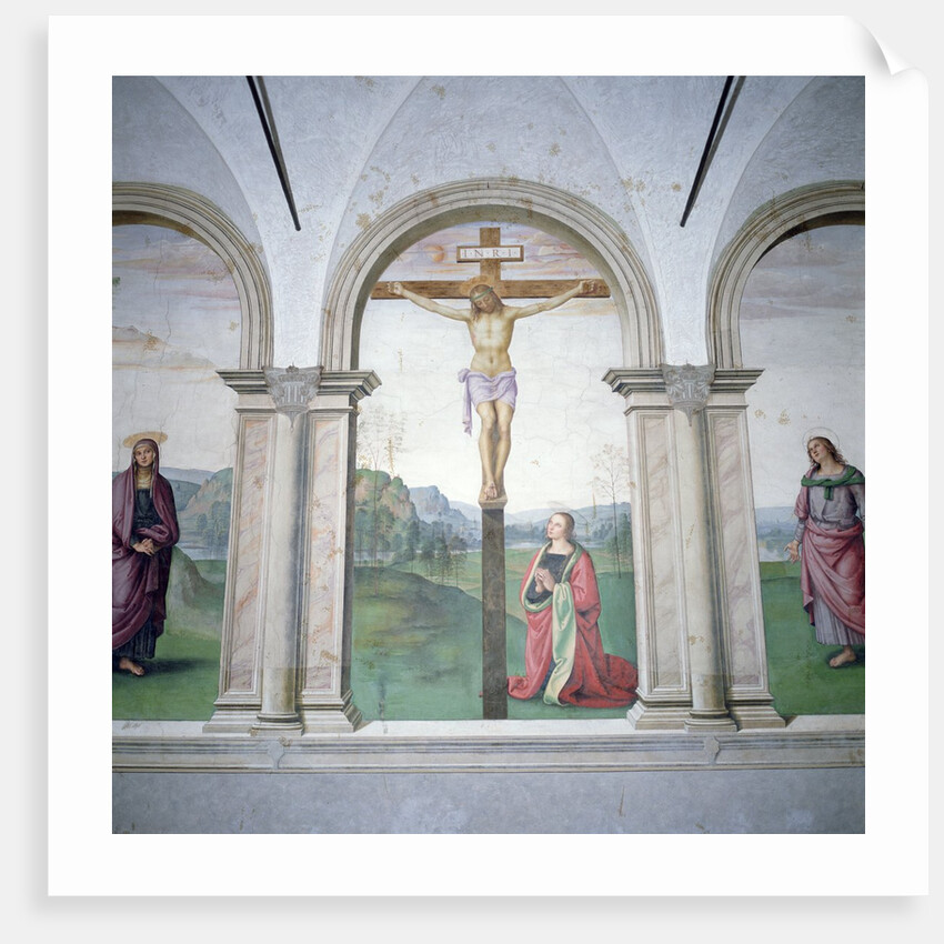 Crucifixion, 1493-6 by Pietro Perugino