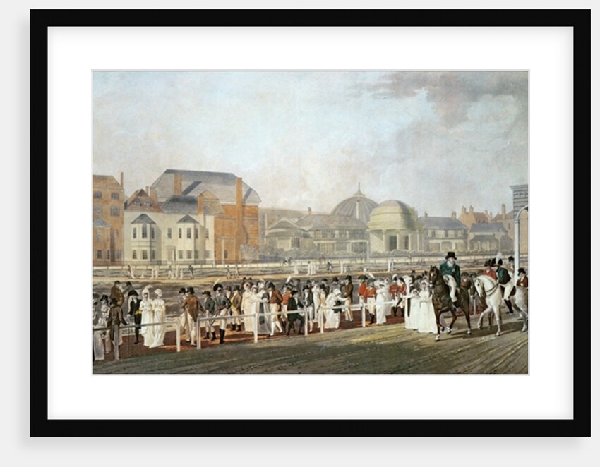 Brighton: The Old Pavilion and Steyne engraved by Charles Richards by English School
