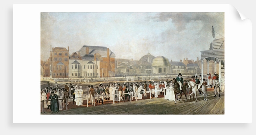 Brighton: The Old Pavilion and Steyne engraved by Charles Richards by English School