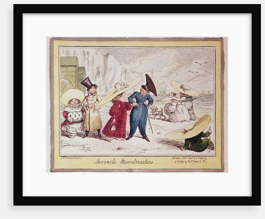 Juvenile Monstrosities, 1825 by George Cruikshank