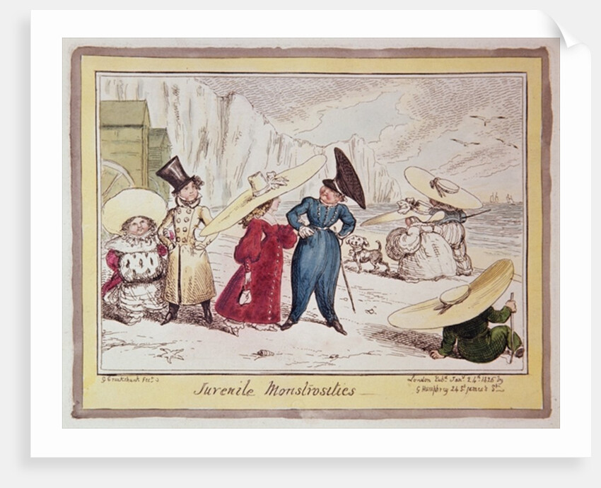 Juvenile Monstrosities, 1825 by George Cruikshank