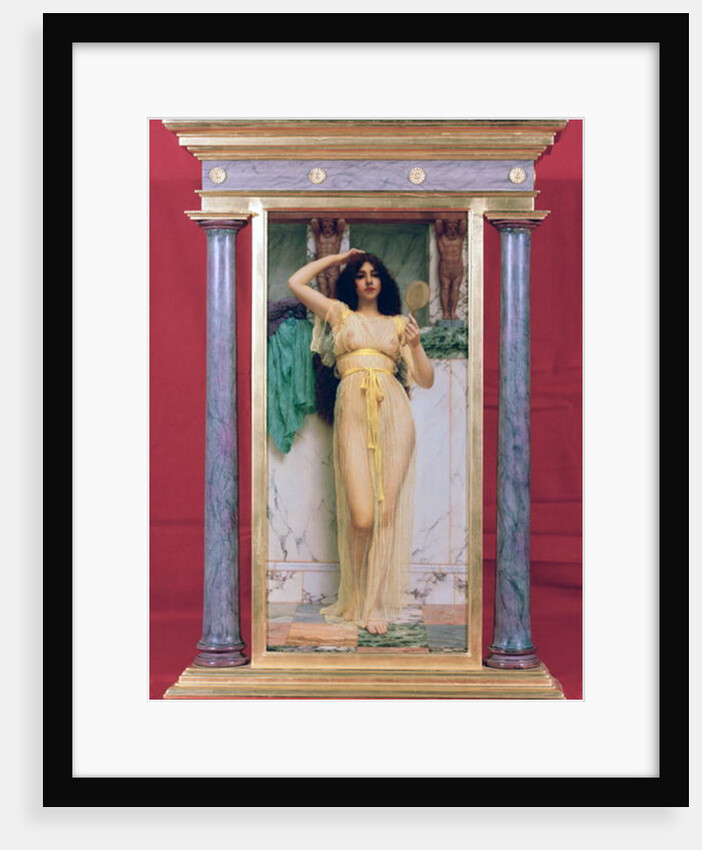 Girl with a Mirror, 1892 by John William Godward