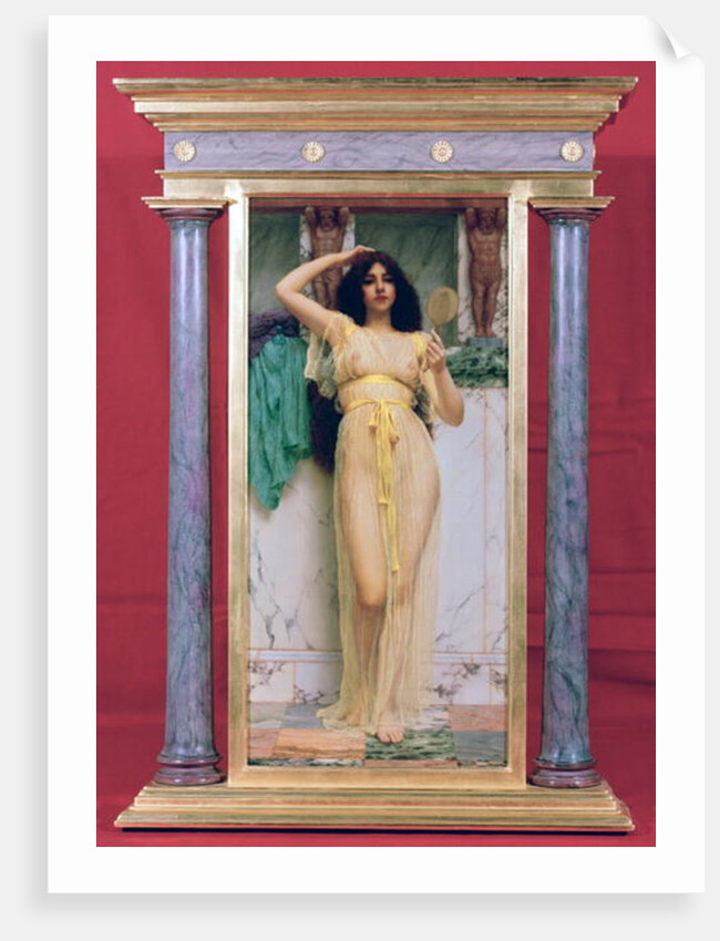 Girl with a Mirror, 1892 by John William Godward