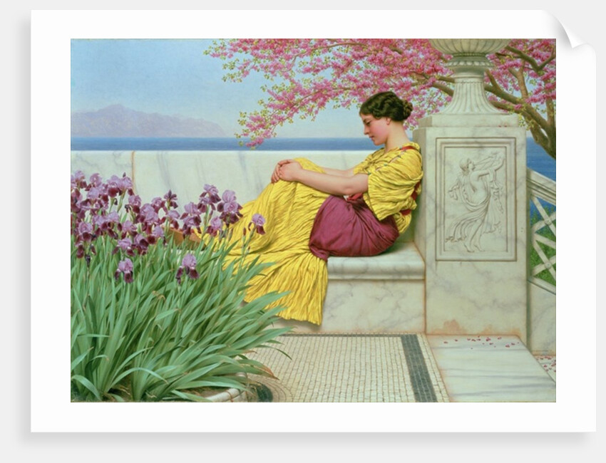 Under the Blossom that Hangs on the Bough, 1917 by John William Godward