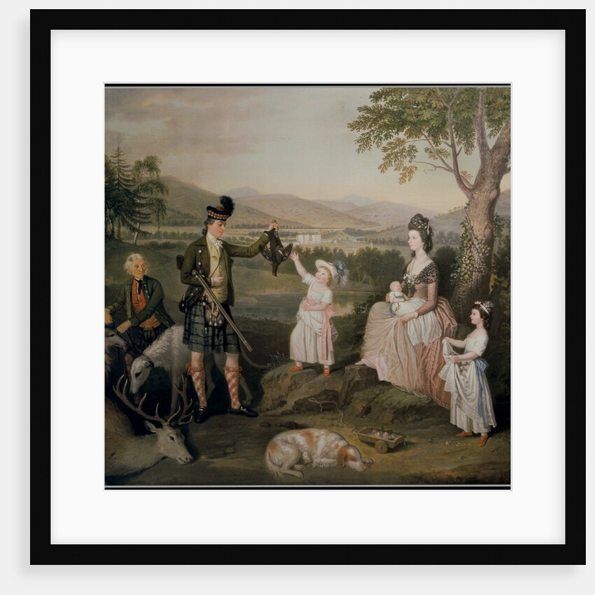 John, the 4th Duke of Atholl and his family, 1780 by David Allan