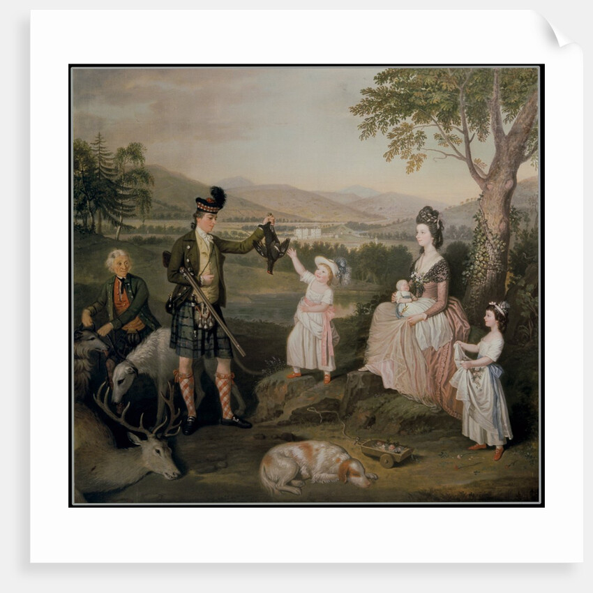 John, the 4th Duke of Atholl and his family, 1780 by David Allan
