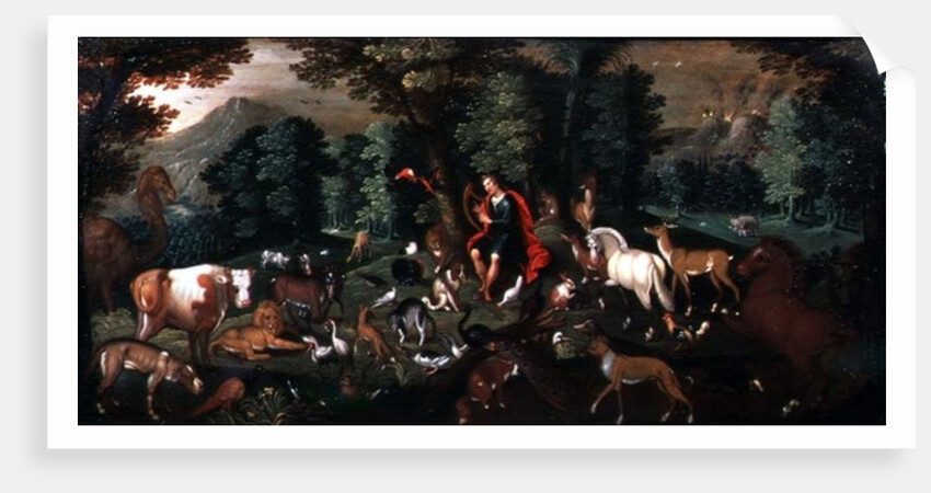 Orpheus and the Animals by Jacob Bouttats