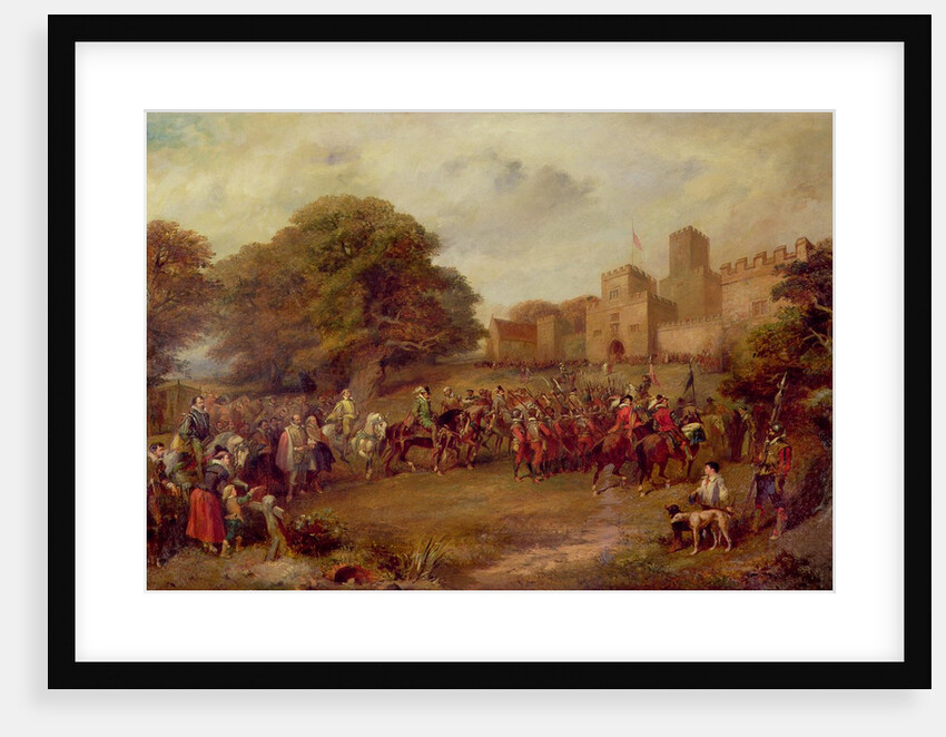 Visit of King James I to Hoghton Tower in 1617 by George Cattermole