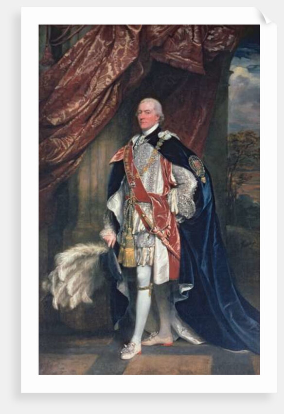 George John Spencer, 1st Lord of the Admiralty in Garter Robes by John Singleton Copley