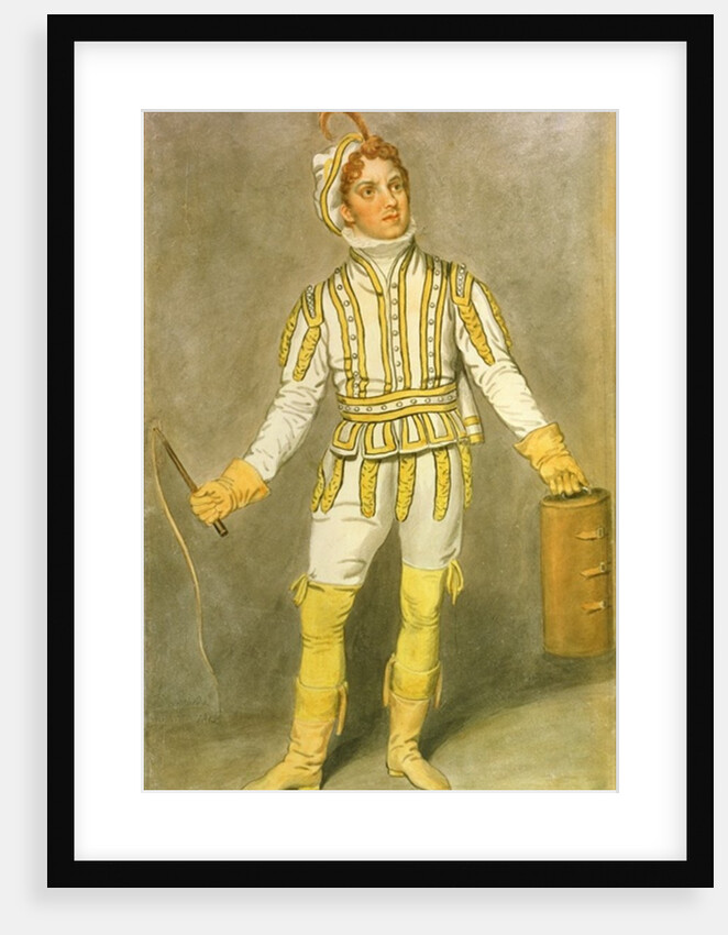 John Pritt Harley as Pedrillo in 'The Castle of Andalusia' by John O'Keeffe at the Lyceum Theatre, 1815 by Samuel de Wilde