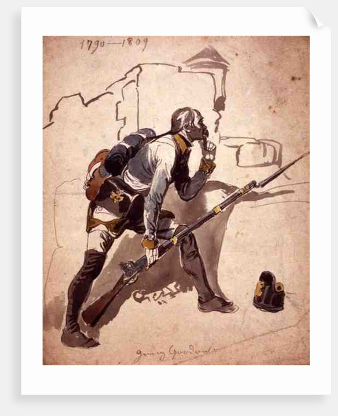 A Private Infantry of the Line, 1790-1809 by Johan Baptiste Heinefetter