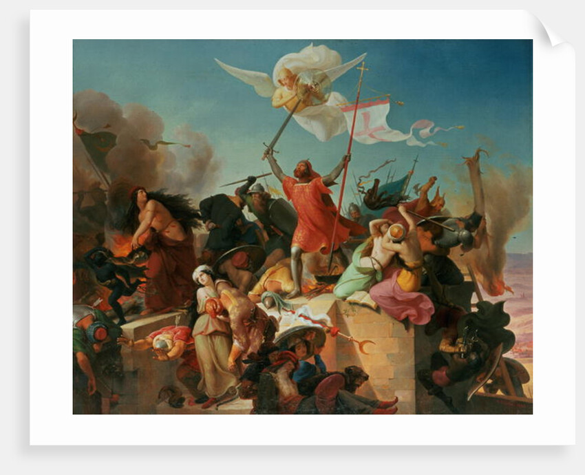 Godfrey de Bouillon, French Crusader by Karl Mucke