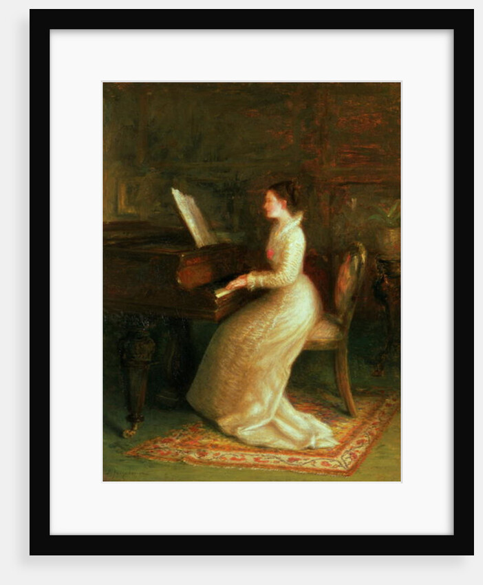 Lady at the Piano by Joseph Farquharson