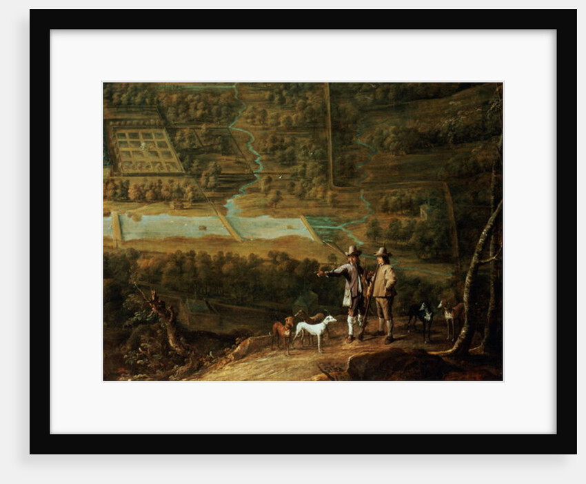 Landscape with sportsmen by David the Younger Teniers