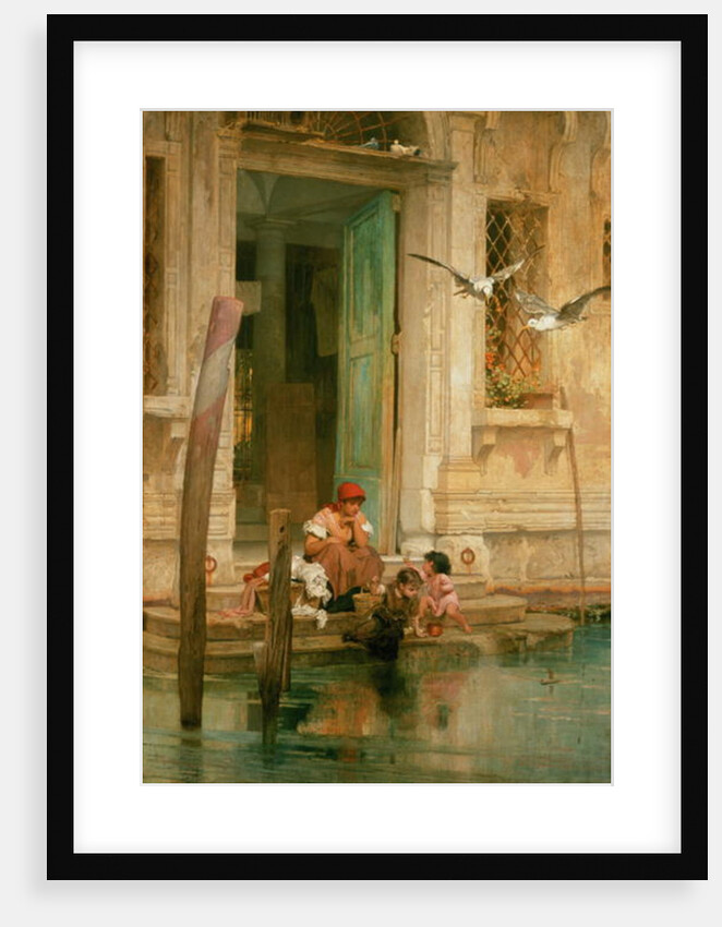 By the Canal, Venice by Marcus Stone