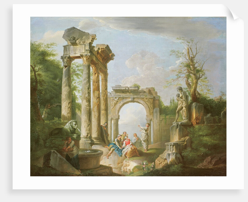 Arcadian Scene, 18th century by Giovanni Paolo Pannini or Panini