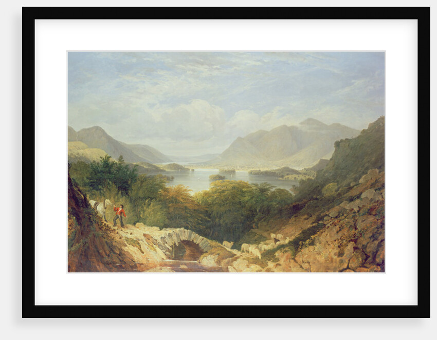 Derwent Water with Ashness Bridge by William Linton