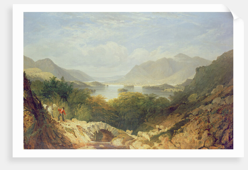 Derwent Water with Ashness Bridge by William Linton