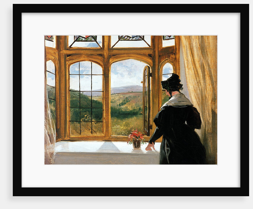 Duchess of Abercorn looking out of a window, c.1850 by Edwin Landseer