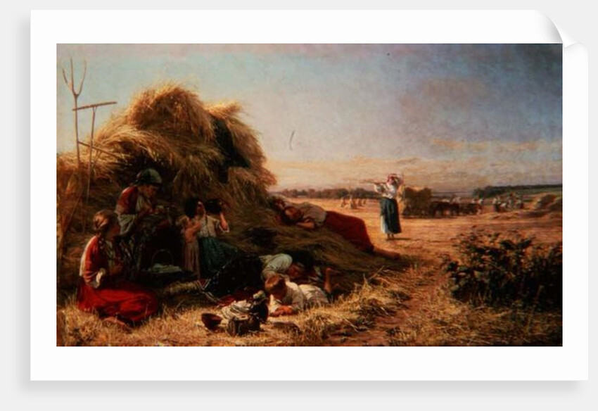 Work in the Fields by Pavel Aleksandrovich Bryullov