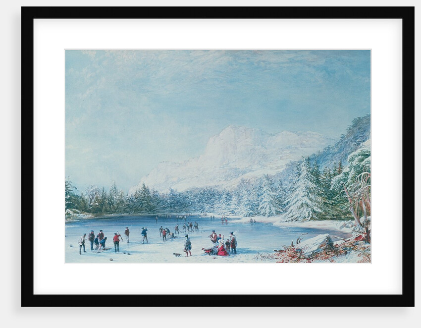 Curling by Bernard Walter Evans