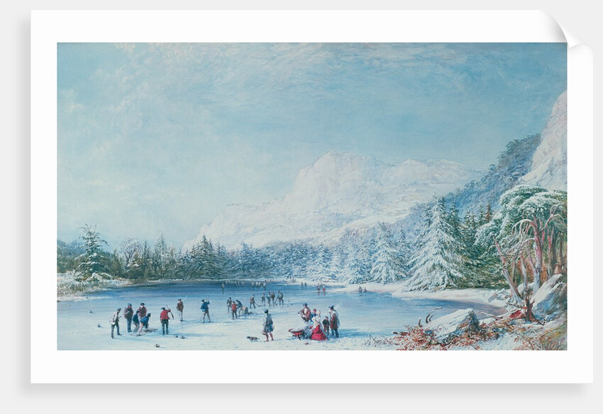 Curling by Bernard Walter Evans