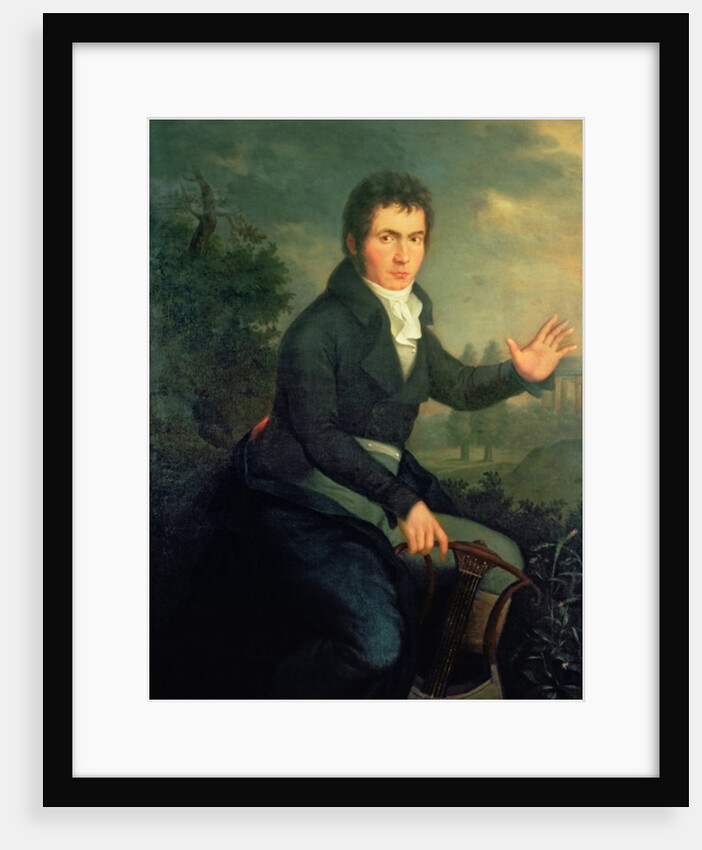 Ludvig van Beethoven, 1804 by Willibrord Joseph Mahler or Maehler