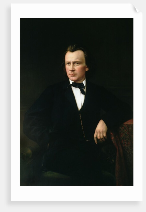 Johannes Brahms, c.1860 by Karl von Jagemann