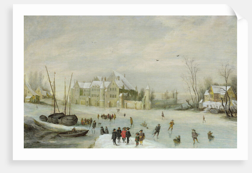 Winter Landscape by Barent Avercamp