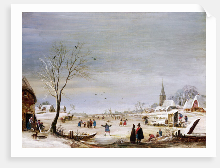 Winter Landscape by Aert van der Neer