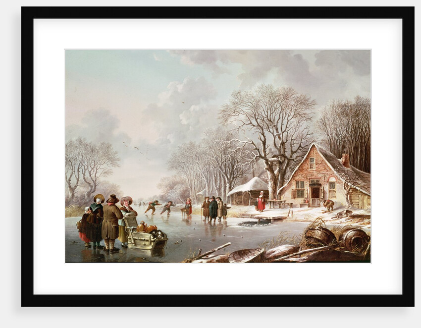 Winter Scene by Andries Vermeulen