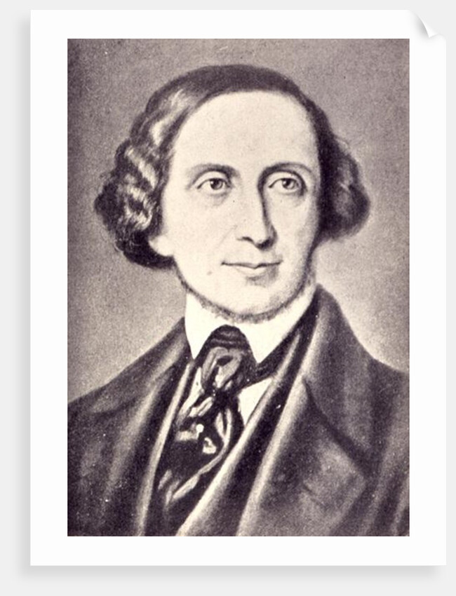 Portrait of Hans Christian Andersen by Danish School