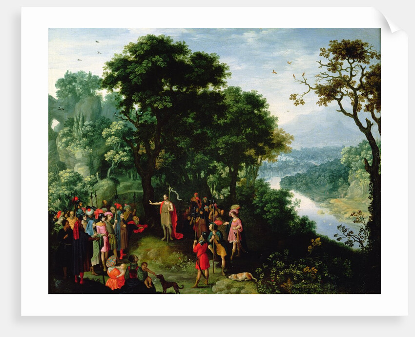 St. John the Baptist preaching in the Wilderness by Pieter Schoubroeck