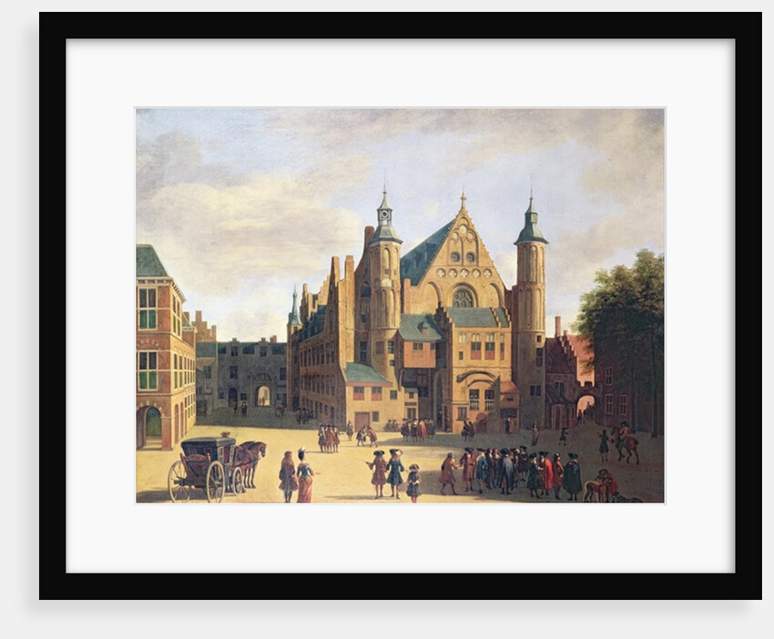 A Town Square in Haarlem by Gerrit Adriaensz Berckheyde